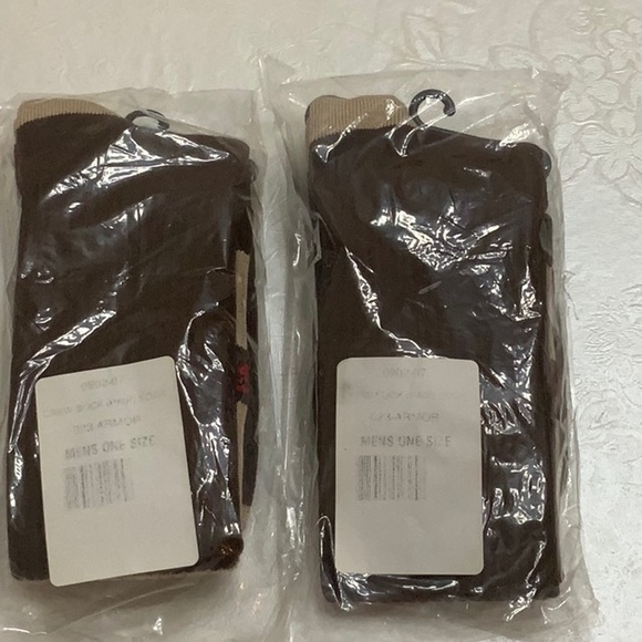 Spyder Men’s Crew Sock- Brown/Tan (2 pair) - Picture 7 of 7